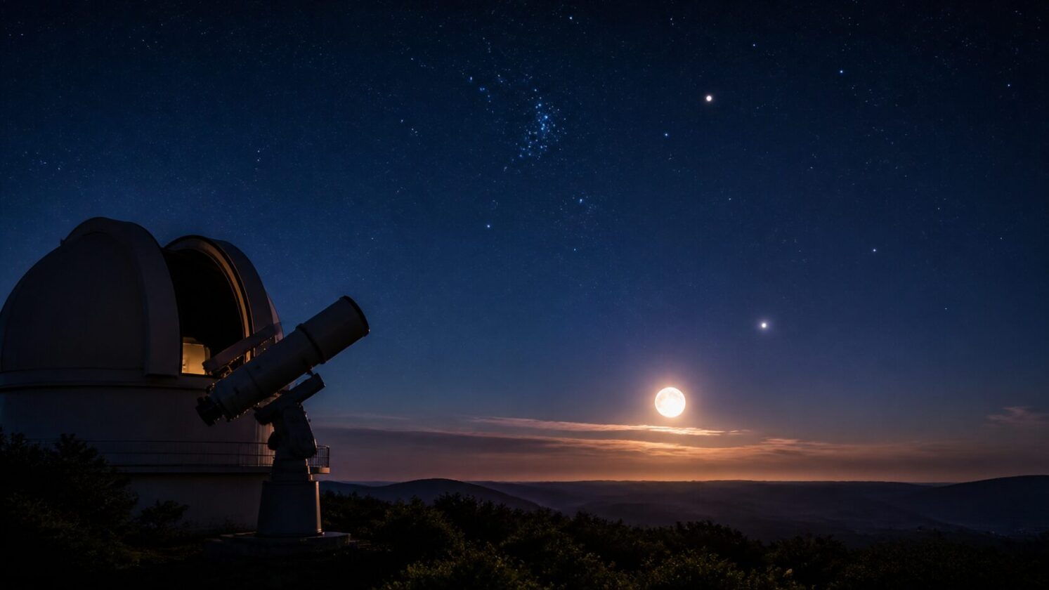 Imagem editorial para a matéria: NASA divulga guia de observação do céu para setembro de 2026