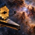 Imagem editorial para a matéria: NASA divulga panorama do James Webb da região de formação estelar IC 348