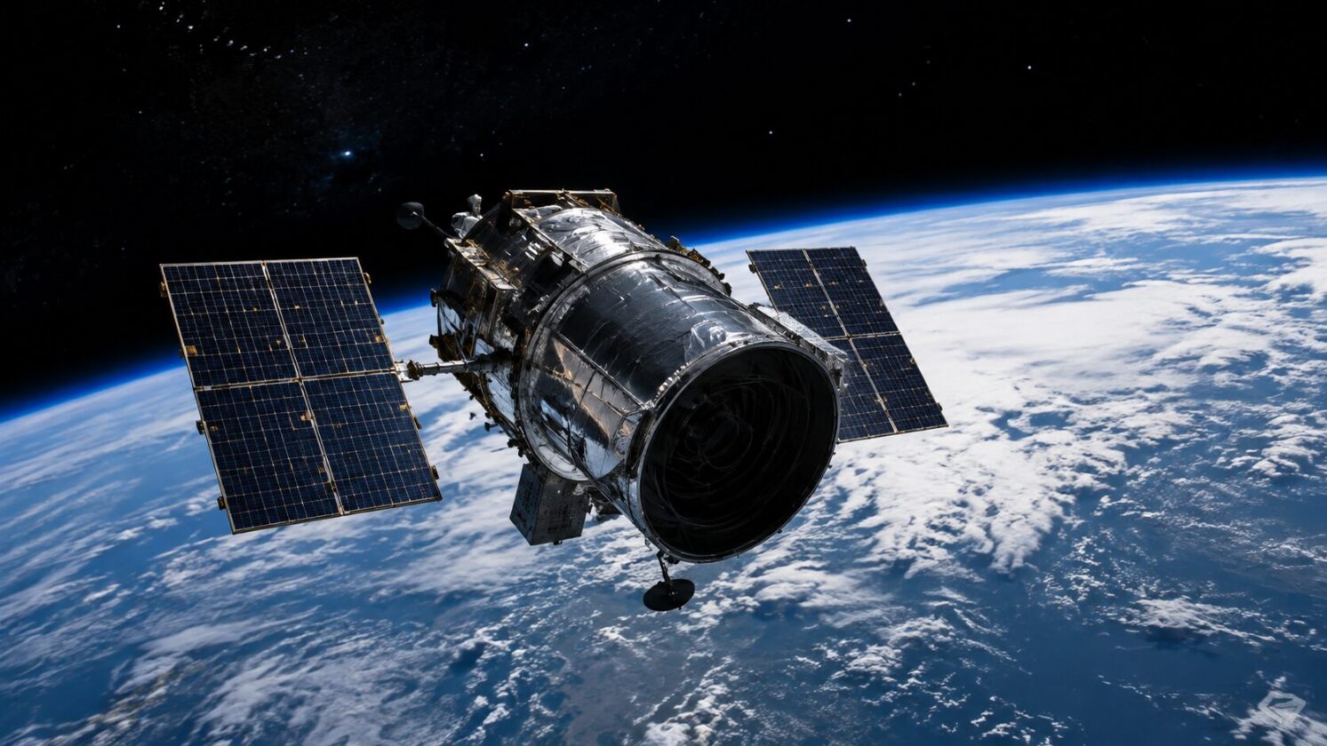 Imagem editorial para a matéria: NASA diz que telescópio espacial Roman já está no espaço