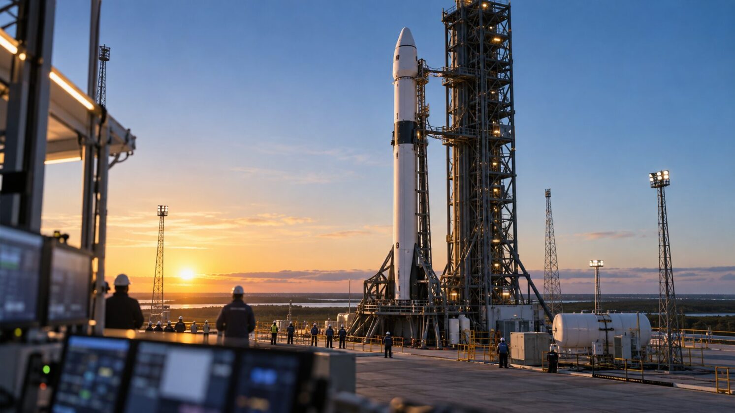 Imagem editorial para a matéria: NASA e SpaceX miram 1º de outubro para lançamento da missão Crew-13