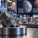 Imagem editorial para a matéria: NASA mostra material criado para fabricar peças na Lua e em Marte