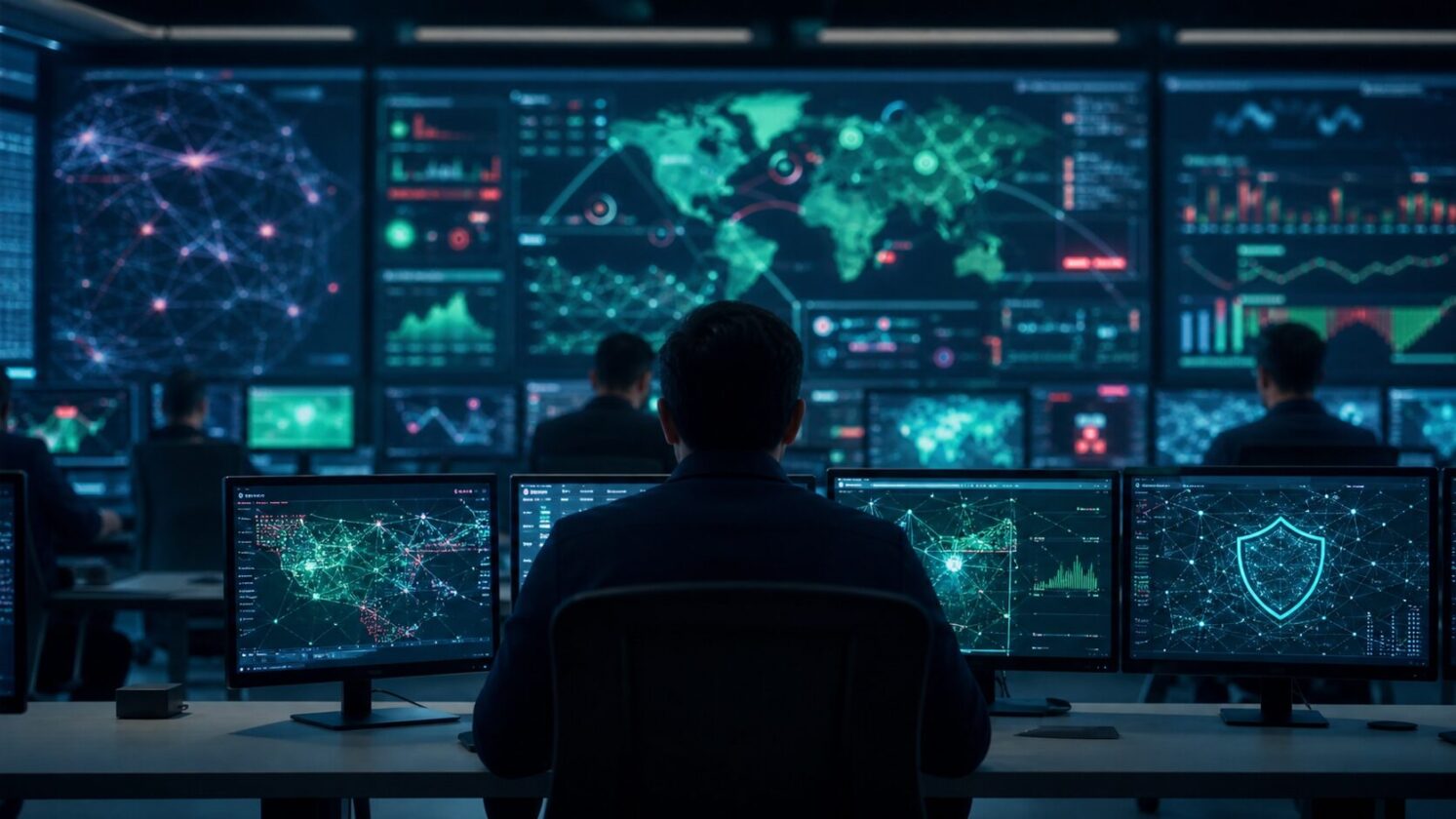 Imagem editorial para a matéria: NVIDIA amplia colaboração com CrowdStrike em cibersegurança agente