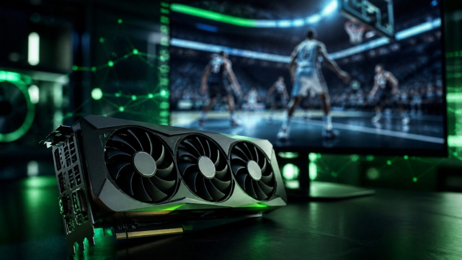 Imagem editorial para a matéria: NVIDIA anuncia DLSS 5 para 3 de setembro em NBA 2K27