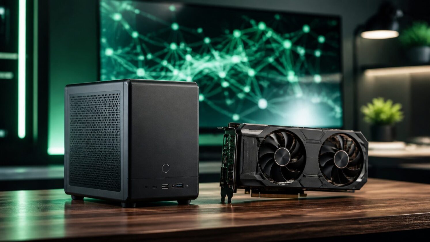 Imagem editorial para a matéria: NVIDIA anuncia PAIR e PCs compactos com RTX Spark para IA local