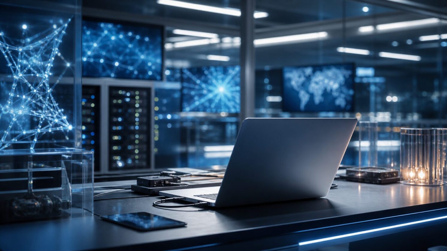 Imagem editorial para a matéria: OpenAI detalha Astra e limites de segurança para capacidades avançadas