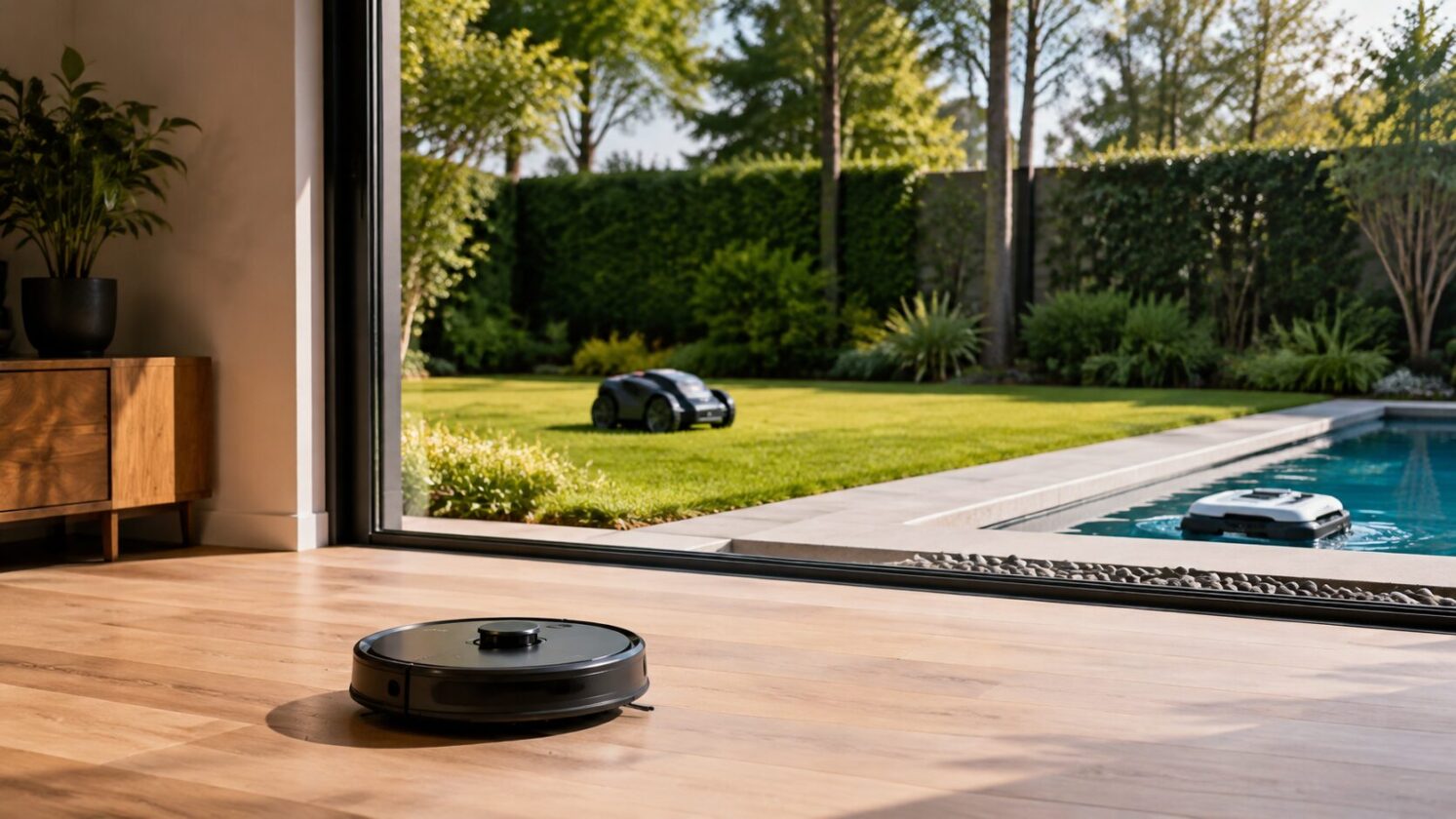 Imagem editorial para a matéria: Roborock amplia linha na IFA 2026 com robôs para casa, jardim e piscina