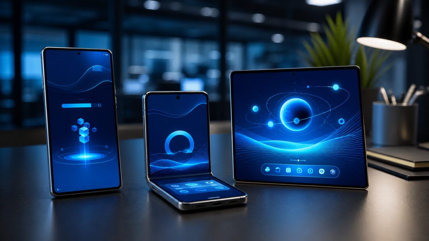 Imagem editorial para a matéria: Samsung amplia beta da One UI 9 para Galaxy S25, Z Flip 7 e Z Fold 7