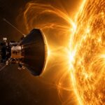 Imagem editorial para a matéria: Sonda Parker, da NASA, confirma funcionamento após 29ª aproximação do Sol