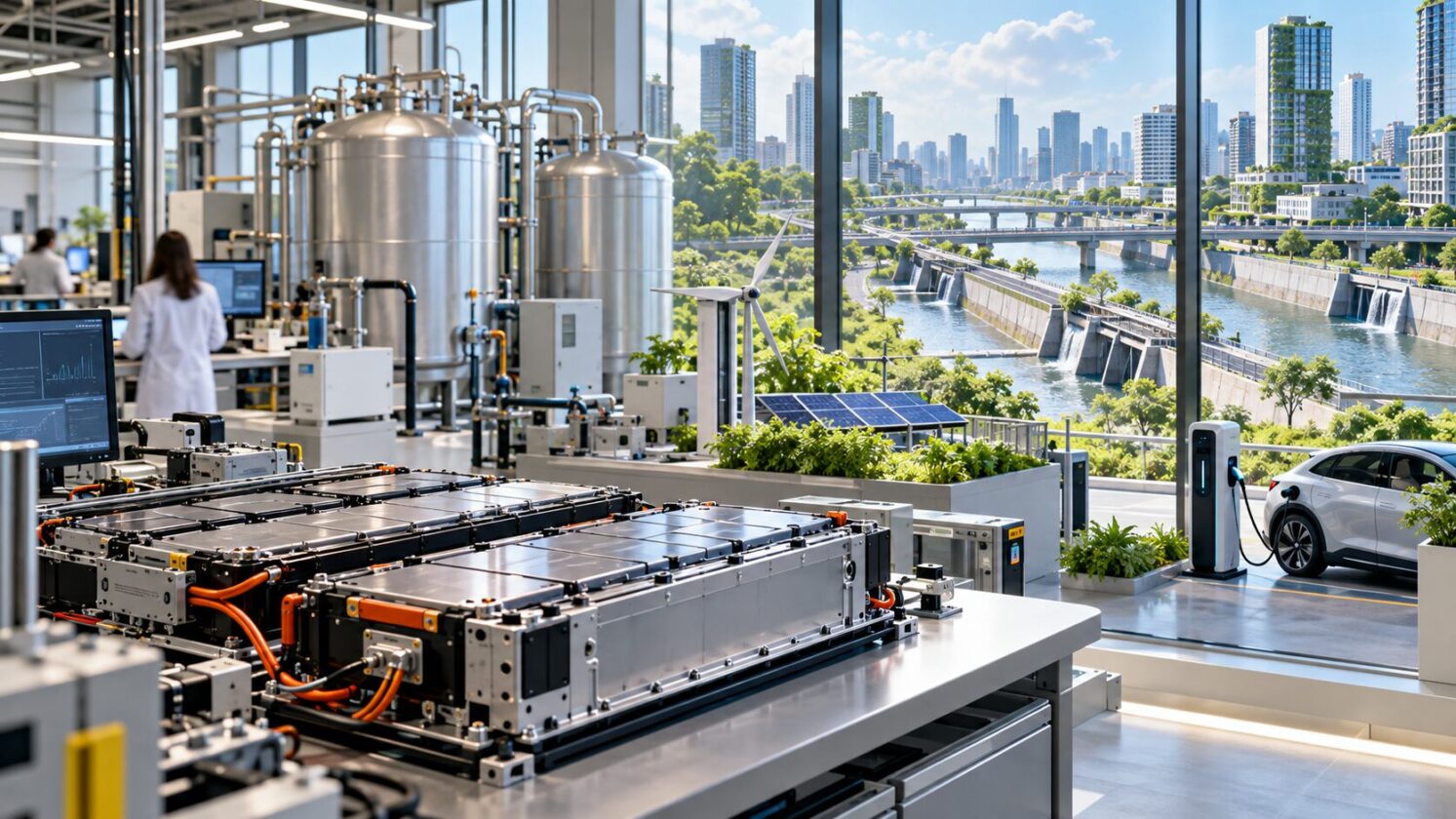 Imagem editorial para a matéria: 10 empresas promissoras de tecnologia climática em 2026