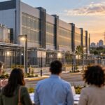 Imagem editorial para a matéria: AWS diz que deixou de usar NDAs em projetos de data centers