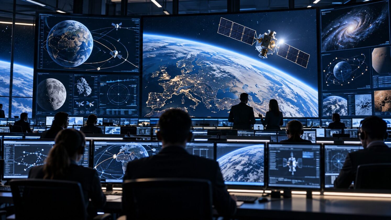 Imagem editorial para a matéria: ESA abre participação no IAC 2026 com defesa de capacidades europeias no espaço