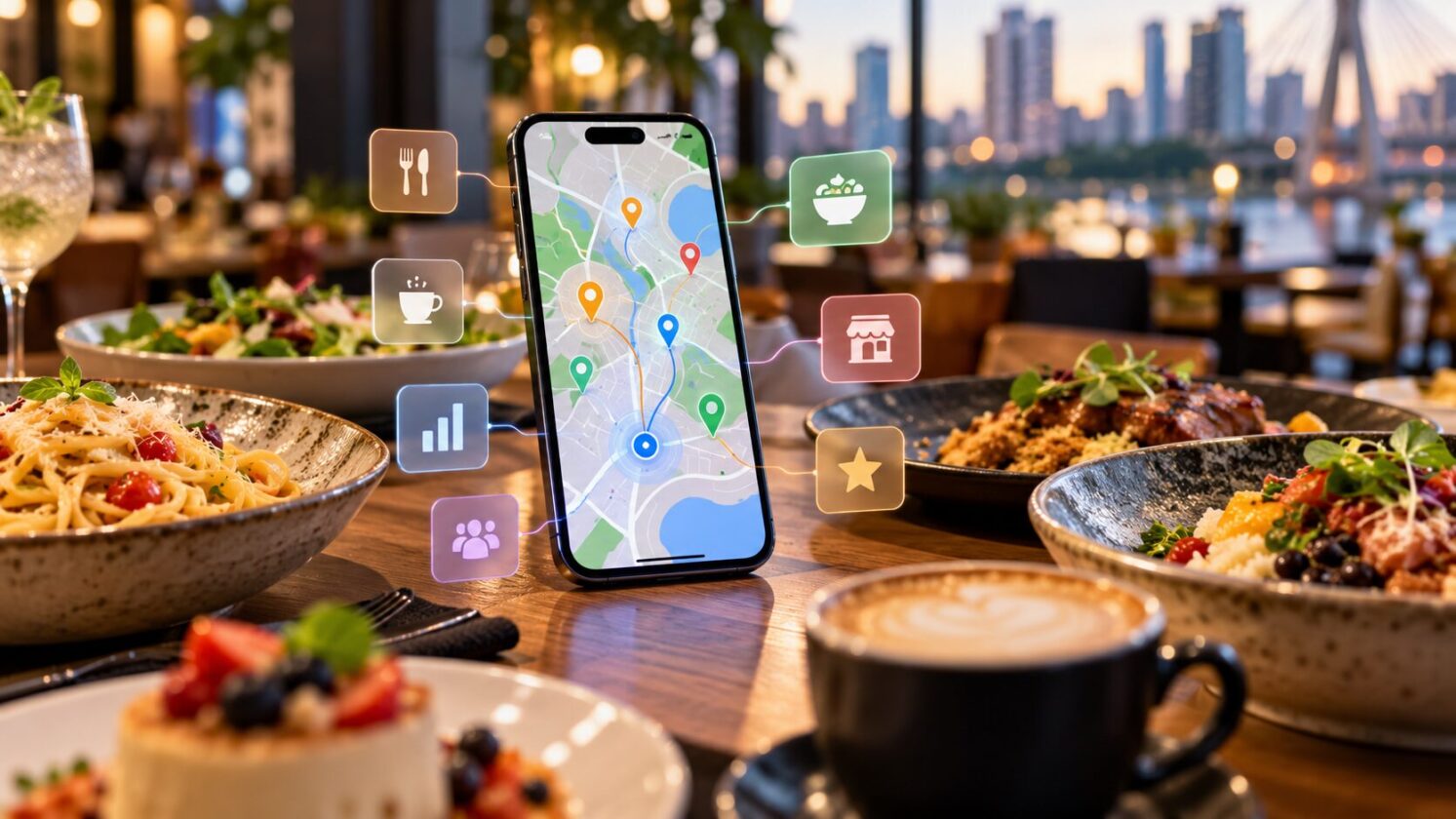 Imagem editorial para a matéria: Google Maps divulga tendências gastronômicas e restaurantes populares em 10 cidades