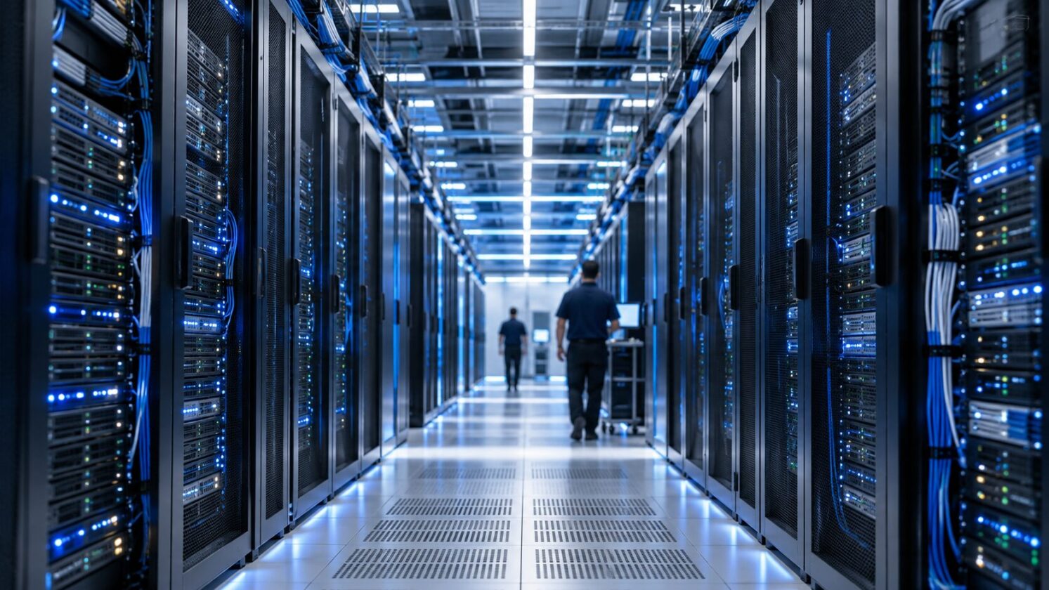 Imagem editorial para a matéria: Meta detalha papel dos data centers em sua estratégia de IA