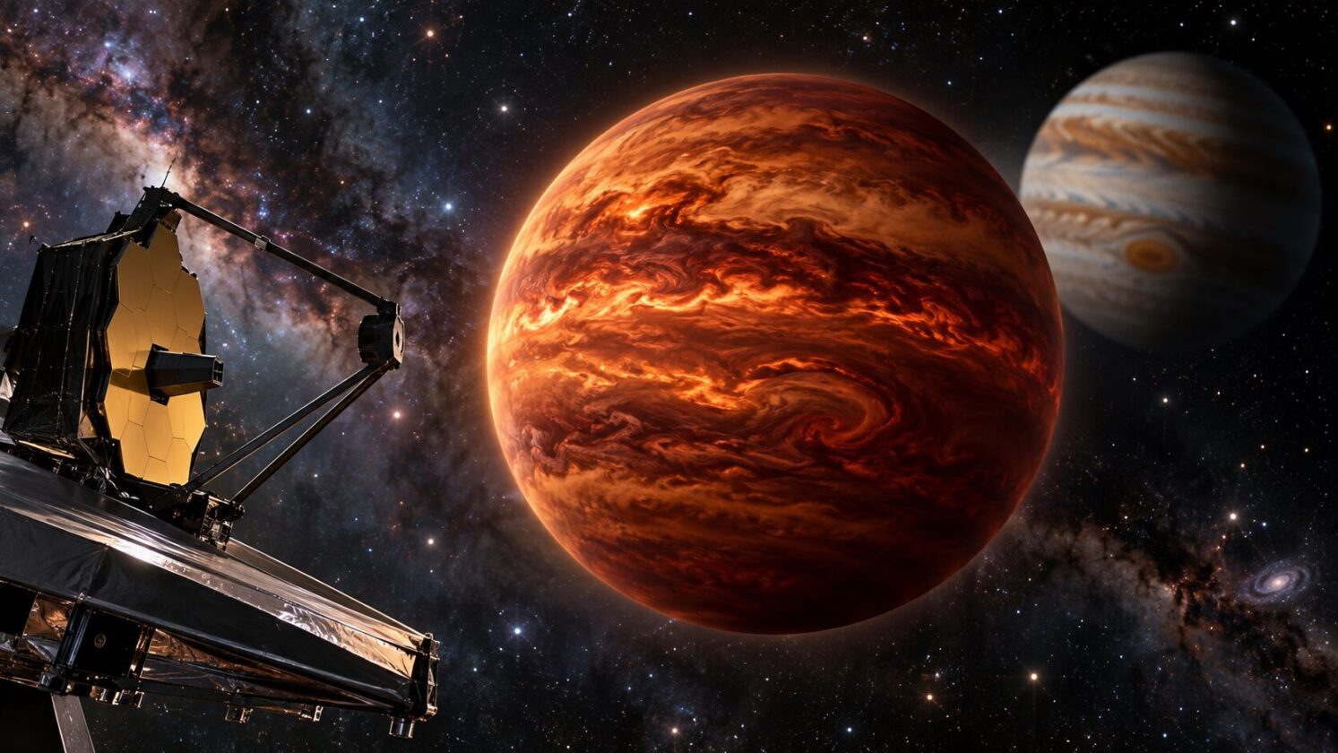 Imagem editorial para a matéria: NASA apresenta achados do SPHEREx sobre anãs marrons