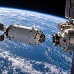 Imagem editorial para a matéria: NASA prepara saída da nave Cygnus XL da Estação Espacial Internacional
